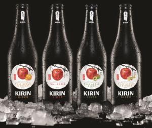 The bottles for the new Kirin Cider range consciously speak to Japanese design aesthetics, from the brush strokes and kanji characters of the artwork to the minimalist black of the bottle structure.